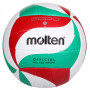 Volejbalová lopta Molten V5M2000 je vyrobený z mäkkej syntetickej kože. Volejbalová lopta je určený pre začiatočníkov a pre školy. Strojovo šitý lopta je vyrobený z najkvalitnejšej PU kože, skladá sa z 18 panelov.
