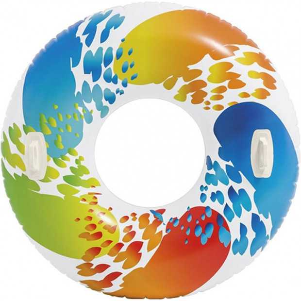 Velký kruh Intex Color s držadly
