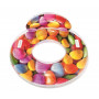 Nafukovací kruh s opěrkami Bestway Candy 117 x 118 cm