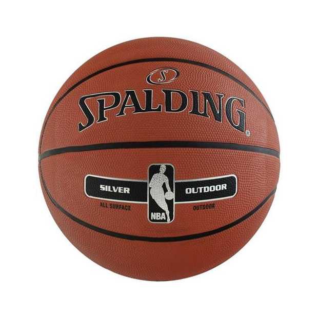 Basketbalový míč Spalding NBA Silver Outdoor 2017 83569Z, velikost 6