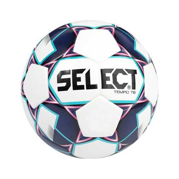 Fotbalový míč Select Tempo 4 2019 15669 bílá-modrá