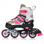 Detské 2v1 zimné a kolieskové korčule Meteor Pink / Grey nastaviteľné