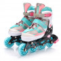 Detské 2v1 zimné a kolieskové korčule Meteor Blue / Pink nastaviteľné