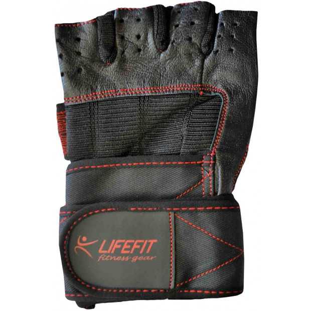 Fitnes rukavice LIFEFIT TOP, černé