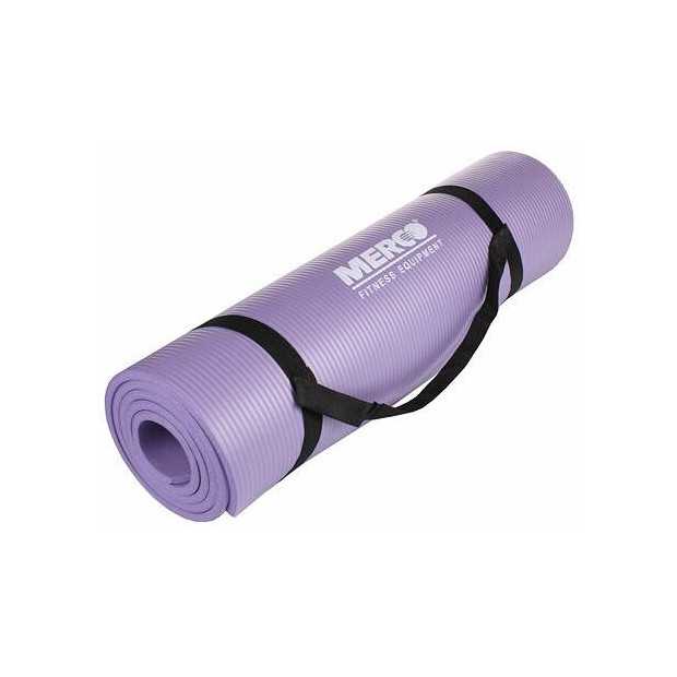 Yoga NBR 10 Mat podložka na cvičení fialová