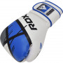 Boxerské rukavice RDX F7 Ego modré kůže