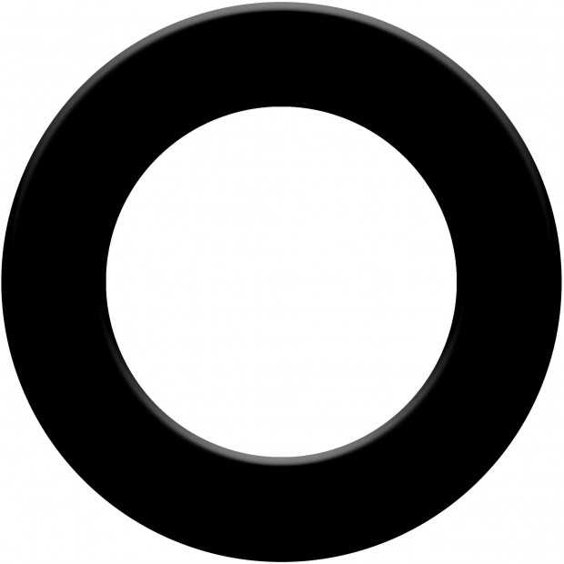 Ochranný kruh XQMax Dartboard Surround BLACK, černá