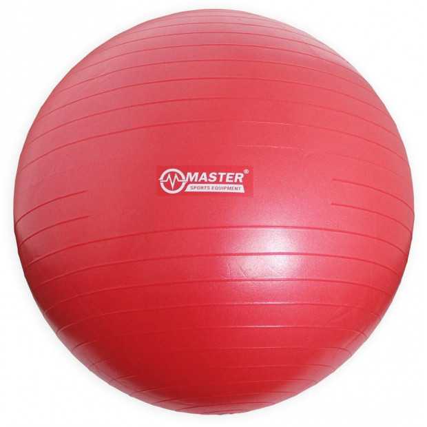 Gymnastický míč MASTER Super Ball průměr 75 cm - červený