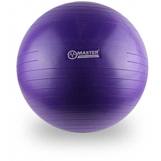 Gymnastický míč MASTER Super Ball průměr 55 cm - fialový