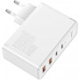 Ładowarka sieciowa Baseus GaN2 Pro, 2x USB + 2x USB-C, 100W, EU (biała)