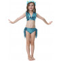 Kostým a plavky mořská panna MASTER Ariel - 120 cm