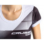 Dámské sportovní tričko CRUSSIS - ONE, krátký rukáv, černá/bílá