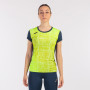 Sportovní třičko dámské Joma Elite VIII short sleeve t-shirt navy fluor yellow 901255.321