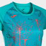 Sportovní třičko dámské Joma Elite IX short sleeve t-shirt turquoise 901647.725