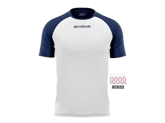 Sportovní Tričko Givova Capo bílé modré MAC03 0304