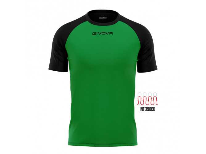 Sportovní Tričko Givova Capo bílé zelené černé MAC03 1310