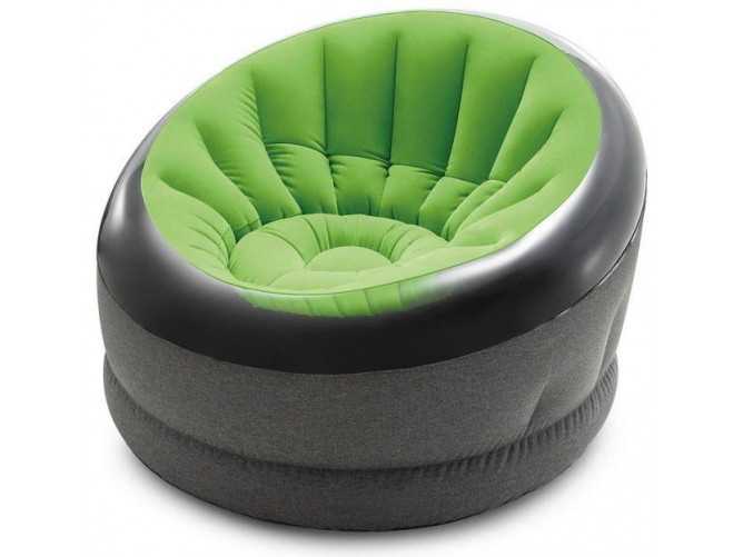 Nafukovací křeslo Intex 68582 EMPIRE chair, zelená