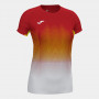 Sportovní Dámské třičko Joma Elitte VII T-Shirt Red-White-Yellow 901020.602