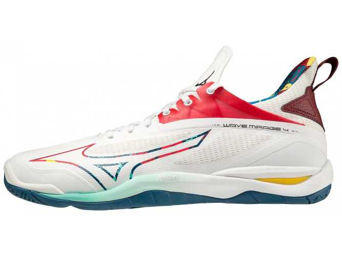 WAVE MIRAGE 4 / White/High Visibility/Moroccan Blue