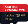 Paměťová karta SANDISK EXTREME PRO microSDXC 128GB 200/90 MB/s UHS-I U3 (SDSQXCD-128G-GN6MA)