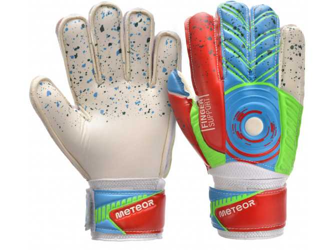 Goalkeeper gloves Meteor Defence 9 white