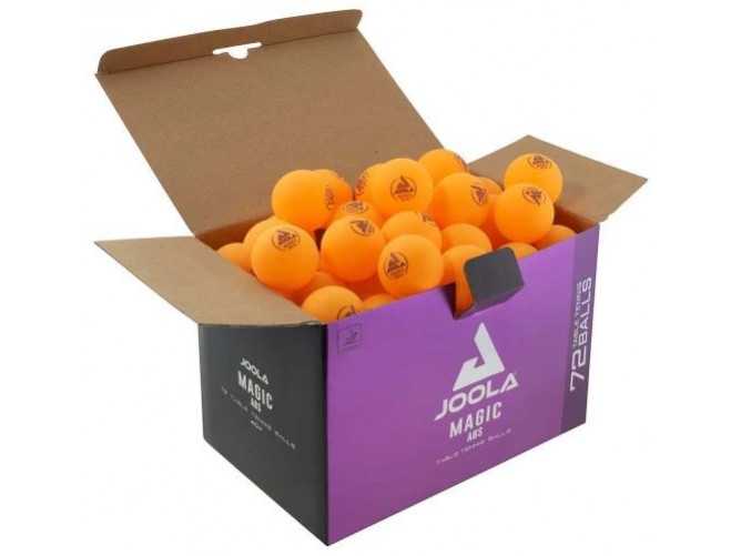 Míčky na stolní tenis JOOLA Magic ABS  72 ks - oranžové