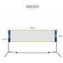 Skládací síť pro badminton NILS NN305